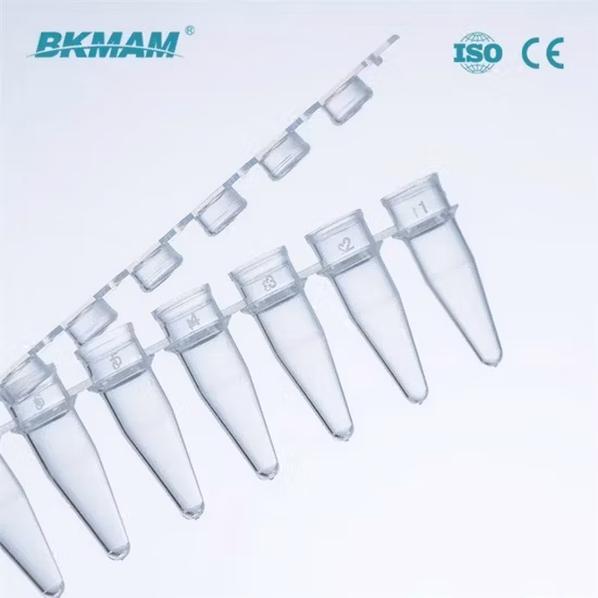 メーカー供給 リアルタイム PCR チューブ 0.1ml 0.2ml 8 ストリップ PCR チューブ